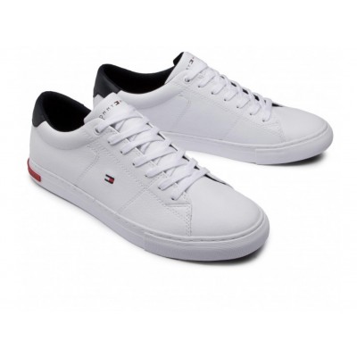 TOMMY HILFIGER ESSENTIAL LEATHER DETAIL VULC