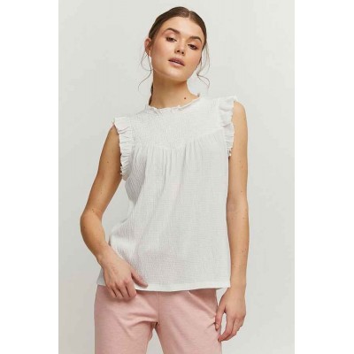 BLUSA BYMETTE TOP-OFF WHITE
