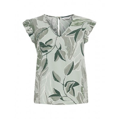 BLUSA BYOUNG BYMMJOELLA FRILL BLOUSE HEDGE GREEN MIX