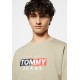 TOMMY JEANS ENTRY FLAG CREEW SVANNAH SAND