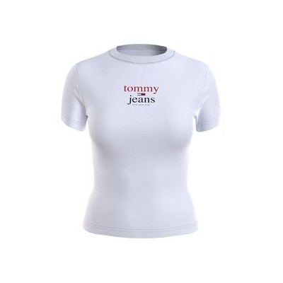 TOMMY JEANS CAMISETA BABY ESSENTIAL WHITE