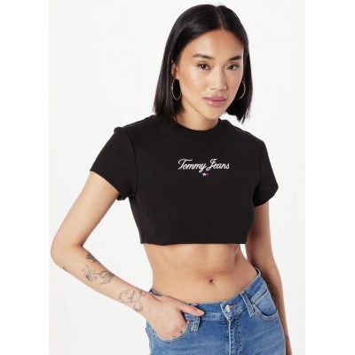 TOMMY JEANS CAMISETA ESSENTIAL DE CORTE SUPERCROPPED