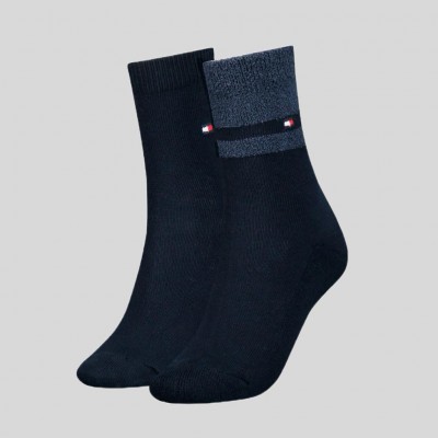 TOMMY HILFIGER WOMEN SOCK 2P GIFTING NAVY