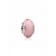 Pandora charm murano facetado rosa