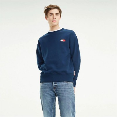 TOMMY JEANS SUDADERA TOMMY BADGE CREW NAVY