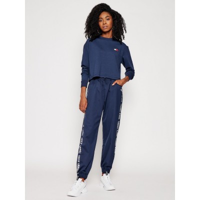 TOMMY JEANS JOGGER TAPE RELAXED TWILIGHT NAVY