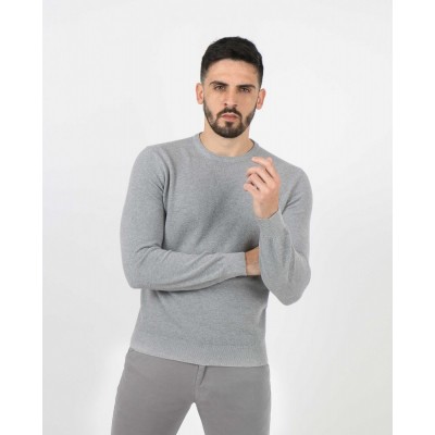 JERSEY PULLOVER REDONDO 2509 GRIS